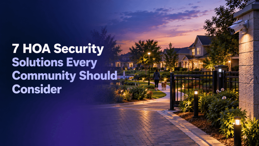 HOA security solutions
